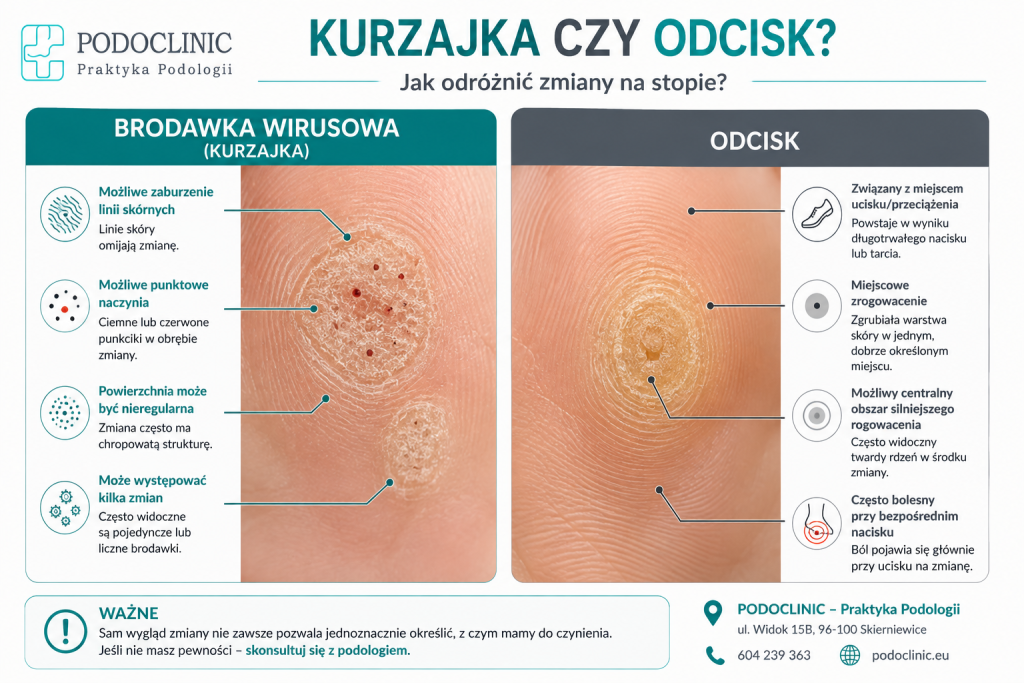 kurzajka czu odcisk podolog skierniewice